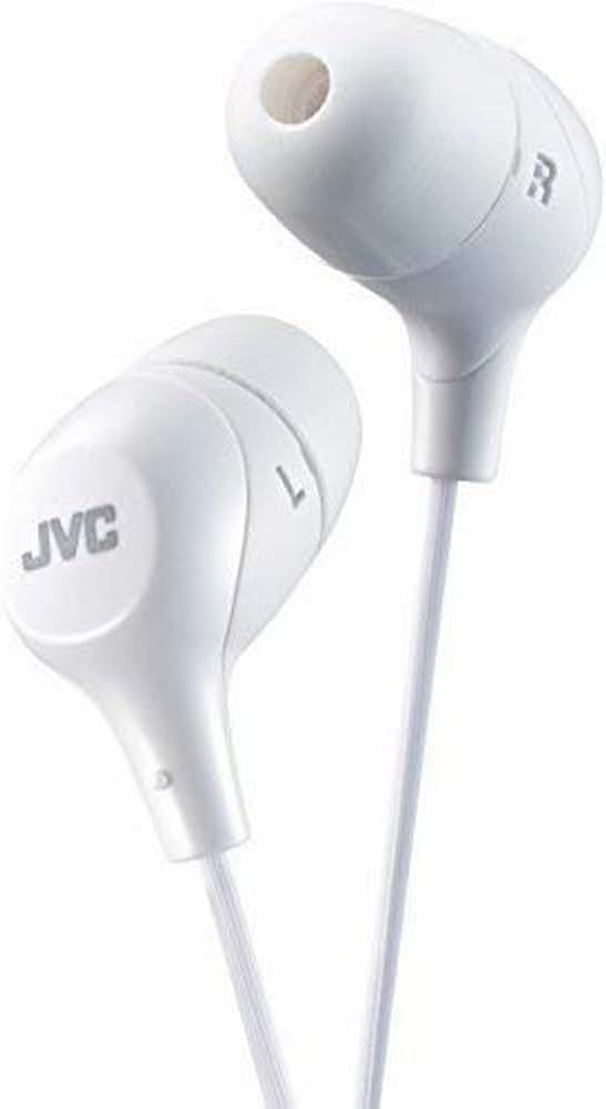 Original JVC Gumy & Marshmallow Earbuds | No Mic | Deep Bass | Soft Fit | Tangle-Free | Used/Open Box