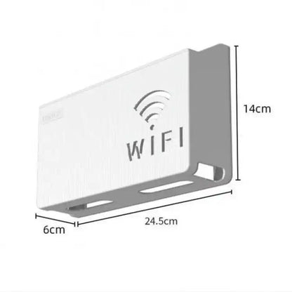Wall-Mounted WiFi Router Box - Organize Wires (Black/White/Gray)
