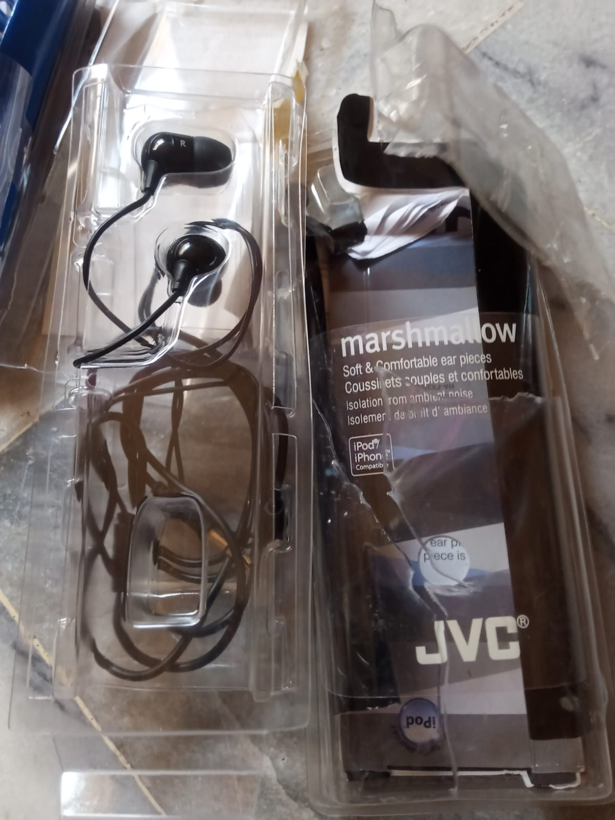 Original JVC Gumy & Marshmallow Earbuds | No Mic | Deep Bass | Soft Fit | Tangle-Free | Used/Open Box