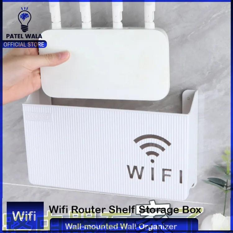 Wall-Mounted WiFi Router Box - Organize Wires (Black/White/Gray)