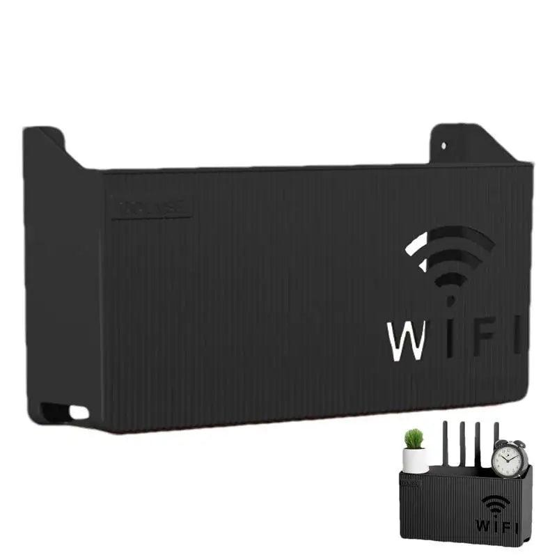 Wall-Mounted WiFi Router Box - Organize Wires (Black/White/Gray)