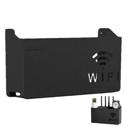 Wall-Mounted WiFi Router Box - Organize Wires (Black/White/Gray)